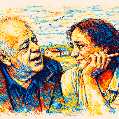 שלונסקי ולאה גולדברג מבשלים תרבות